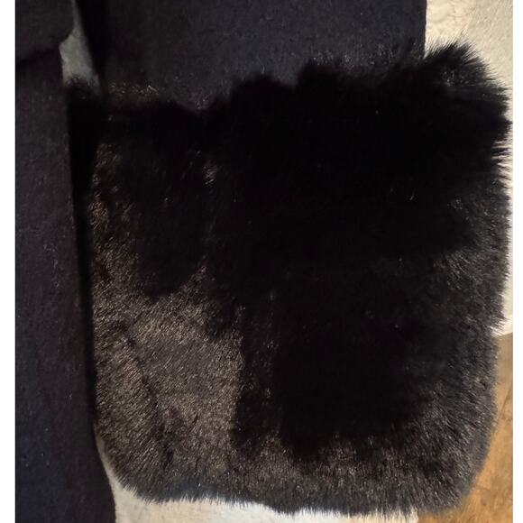 Maje Galaxyra Double-Faced Faux Fur Coat Size FR/36,US/Small - Picture 12 of 16